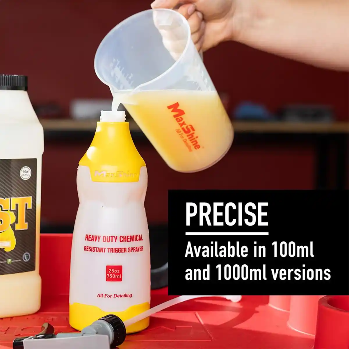 Measuring Cups-Transparent - 1000ML and Measuring Cup for Professional Detailing Tools - Image 3